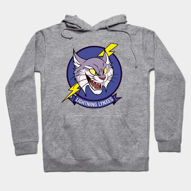 Lightning Lynxes Logo Hoodie by Scud"